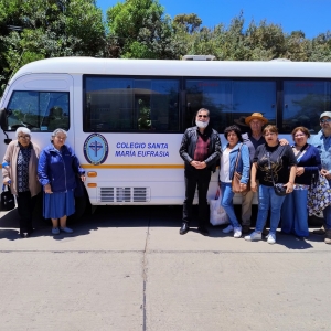 Integrantes de la comunidad eufrasiana visitaron a la virgen de Andacollo